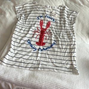 Talbots Lobster tee